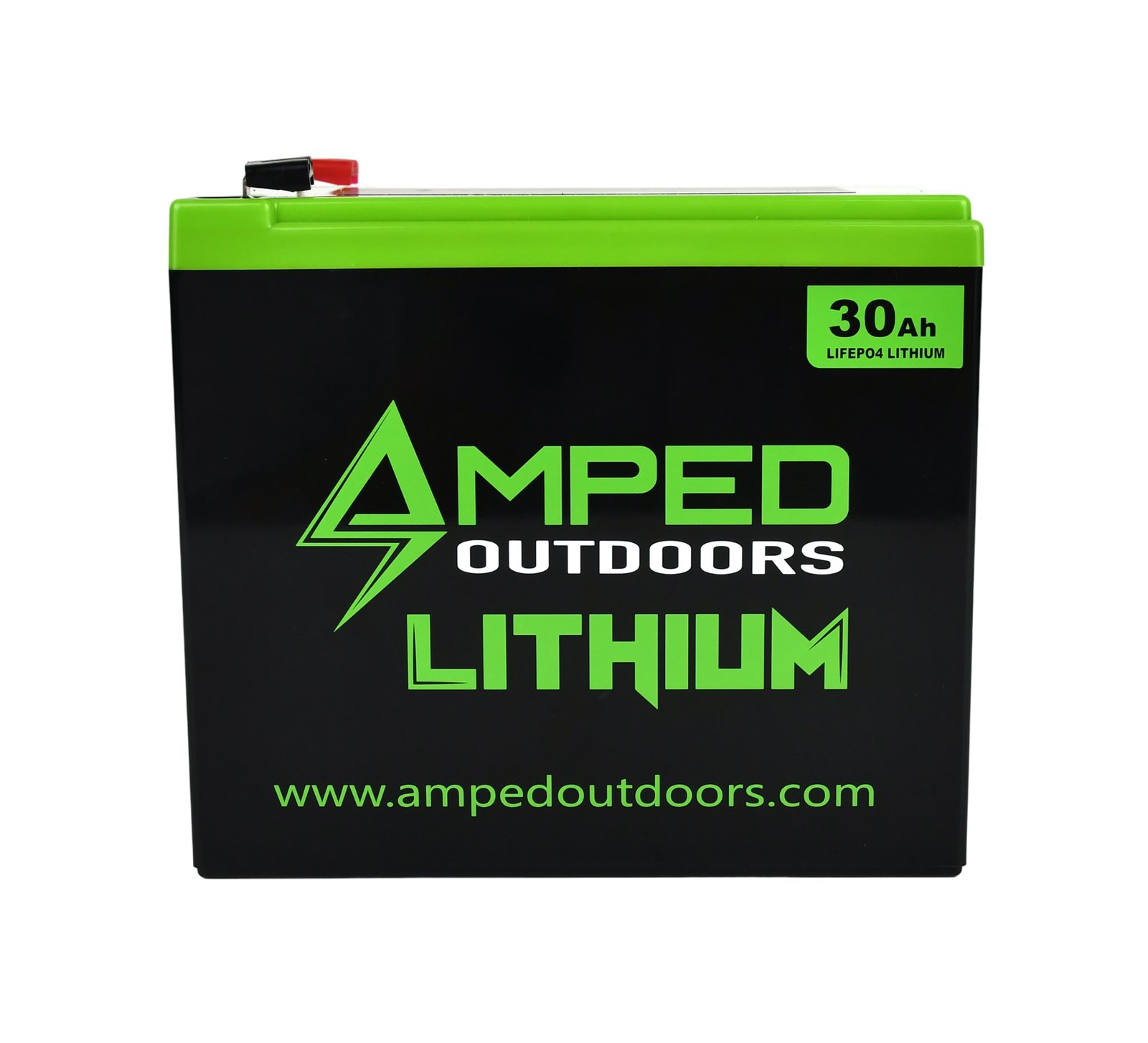 An Amped Outdoors 30Ah LiFePO4 lithium battery (photo: Amped Outdoors)